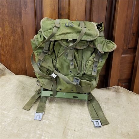 Collectible U.S. Military Hard Frame Back Pack