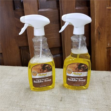 2 Saddle Soap Spray Bottles