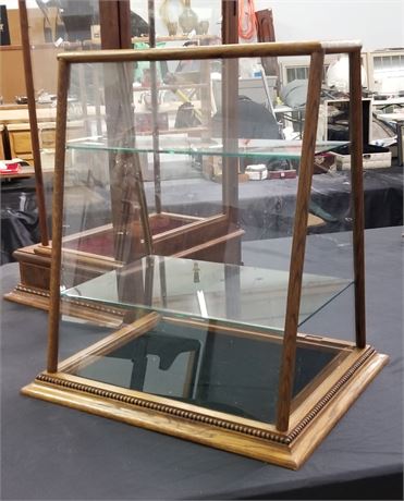 Vintage Winchester Display Case...24x20x26...Missing 1 Glass Shelf