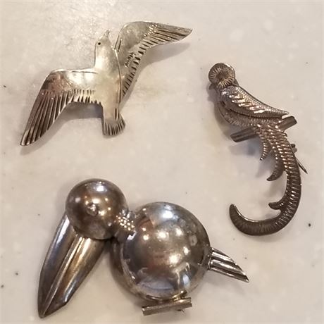 Vintage Sterling Pins