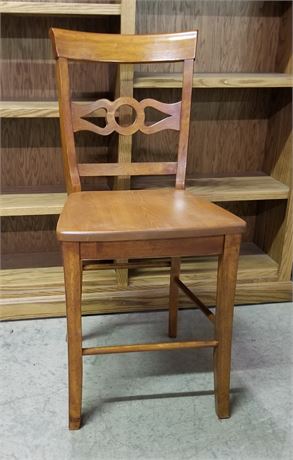 Refinished Hardwood Stool Chair...29" Height