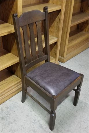 Vintage Hardwood Chair...Refinished!