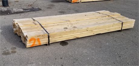 2x4x104 Lumber...62pcs (Bunk #21)
