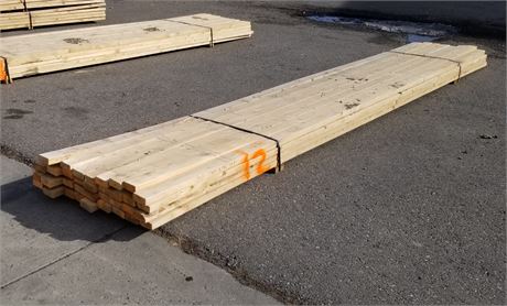 2x4x16 Lumber...35pcs (Bunk #12)