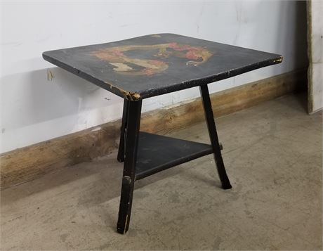Antique Asian Wood Table...16x16x16