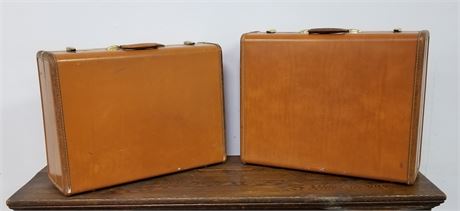 Vintage Samsonite Leather Luggage