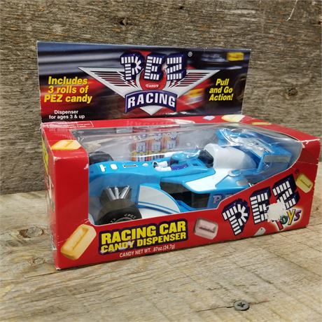 New In Box (NIB) Battery Operated Race Car Pez Dispenser