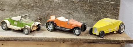 Collectible Nylint & Buddy L Car Trio