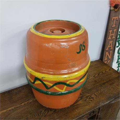 Painted Beer Keg Stand