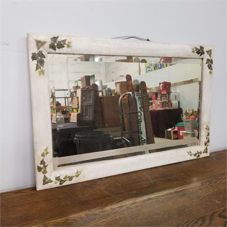 Vintage Painted Mirror-28x19