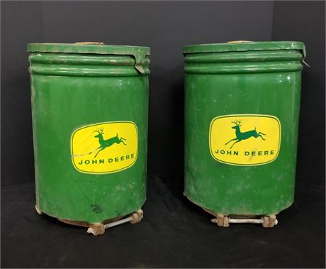 Vintage John Deere Seeder Bins