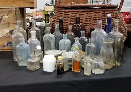 Antique Bottles+Some Apothecary