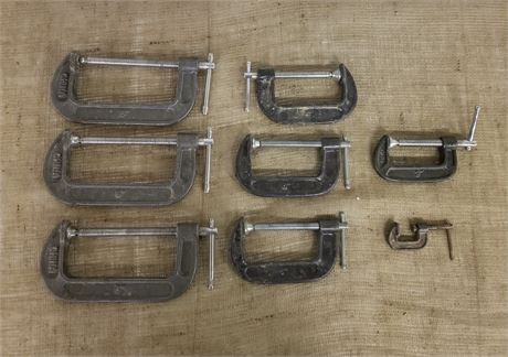 Assorted C Clamps