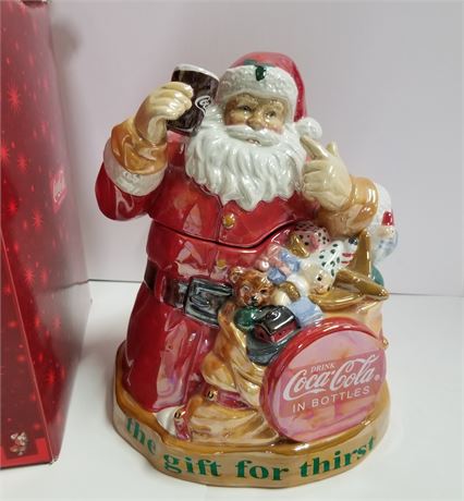 Coca-Cola Santa Cookie Jar