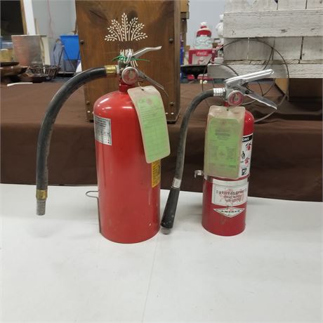 2 Fire Extinguishers w/ Full Charge!