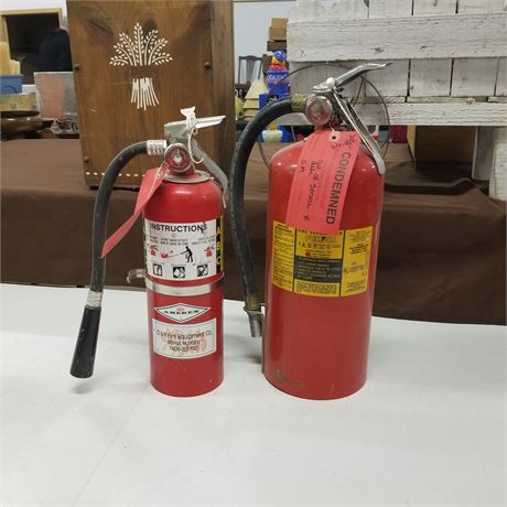 2 Fire Extinguishers w/ Full Charge!