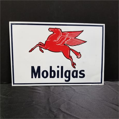 MobilGas Repro Sign - 17x12