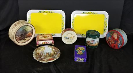 Collectible Trays & Tins