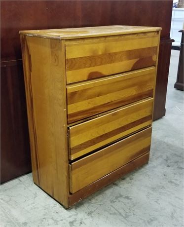 4 Drawer Wood Dresser -30x14x37