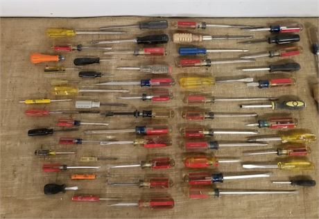 Assorted Flathead Screwdrivers