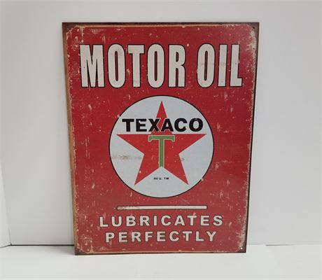 Texaco Repro Sign - 12x16