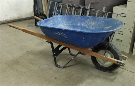 Blue Wheelbarrow