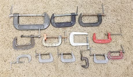 Assorted C Clamps