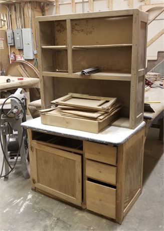 Vintage Project Hoosier Cabinet