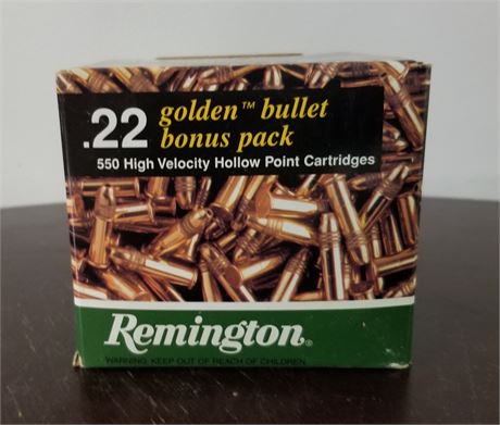 1 Box Remington .22 LR Ammo - 500 Rounds
