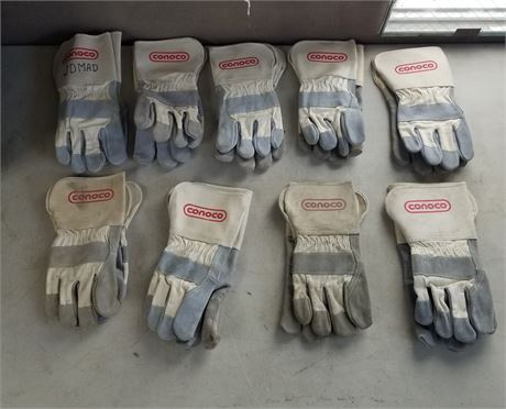 Industrial Work Gloves - 9pcs.