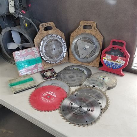 Assorted Circular Saw & Dado Blades