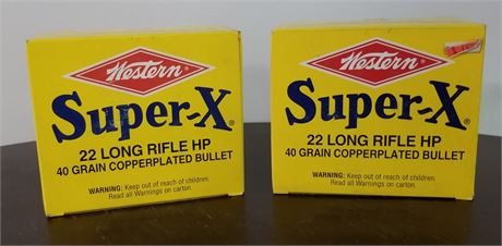 Western Super X .22 LR HP Ammo - 800 Rounds Total