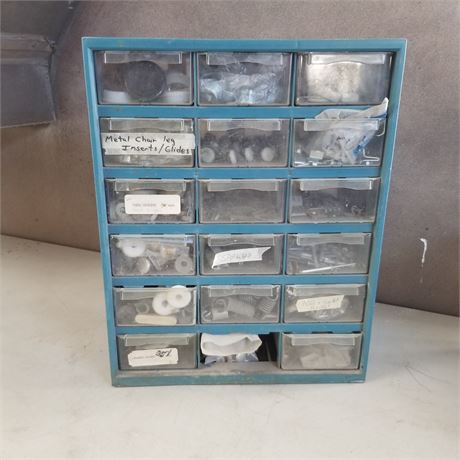 Hardware Organizer w/ Chair Repair Components - 14x6x18