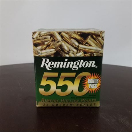 1 Box Remington .22 LR Ammo - 550 Rounds