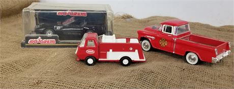 Collectible Die-Cast Autos & Tonka Pump Truck