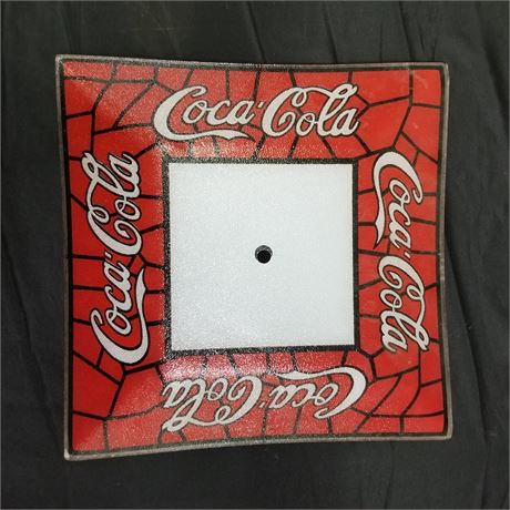 Collectible Glass Coca-Cola Ceiling Light Shade - 14x14