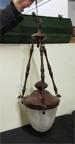 Vintage Pendant Light - 29" w/ 6" drop