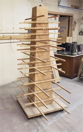 Rolling Drying Rack - 58x32x77