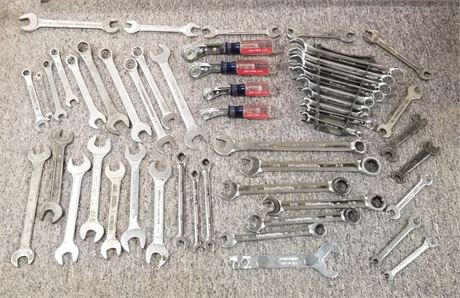 Assorted SAE Wrenches