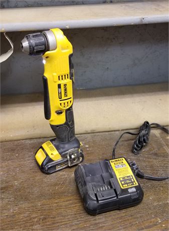 Dewalt Cordless Right Angle Grinder with Battery & Charger