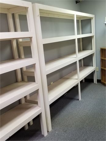 4 Shelf Open Back Utility Shelf - 96x17x74