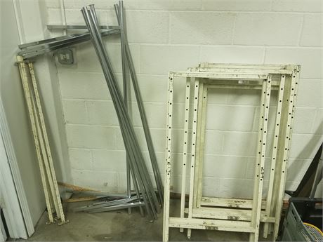 2 Rail Clothing Racks 4 Quantity