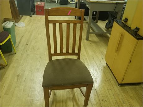 Padded High Back Chair #1