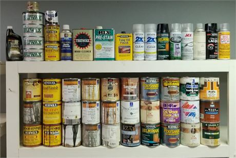 Paints and other Wood Finishing Products - Most are Partials