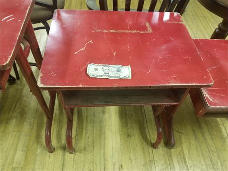 Red School Desk #2