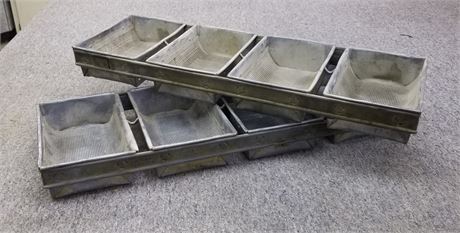 Two 4 Compartment Parts/Sorting Trays - 27x9