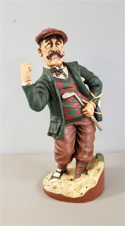 Frustrated Golfer Sculpture - 16"