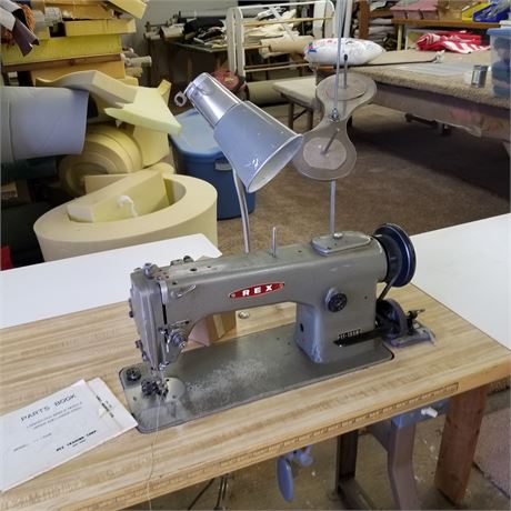 Rex Commercial Sewing Machine Model 11-155R  w/ Work Table