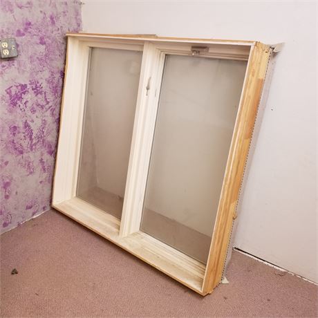 Wood Frame Window - 50 x 47