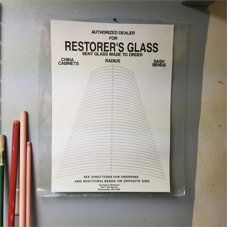 Restorer's Glass Radius Guide